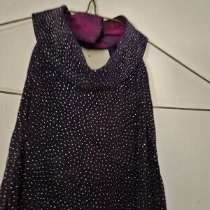 Navy full length gown